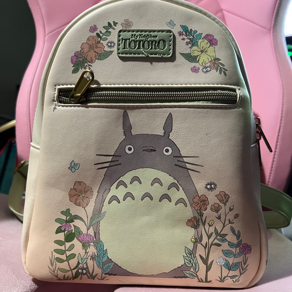 Totoro Floral Mini Backpack
